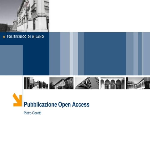 Pubblicare Open Access