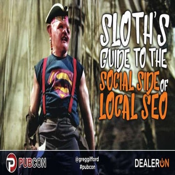 Sloth's Guide to the Social Side of Local SEO