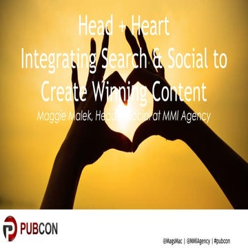 PubCon 2016 | Content, Search and Social Interplay