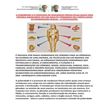 Puberdade é maturação mais rápida do corpo até adulto