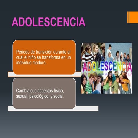 Pubertad y adolescencia