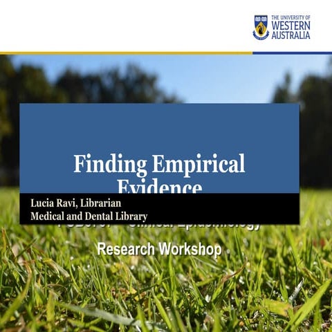 Finding Empirical Evidence