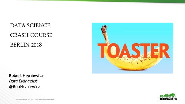 Data Science Crash Course