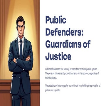 Public Defenders Guardians of Criminal Justice