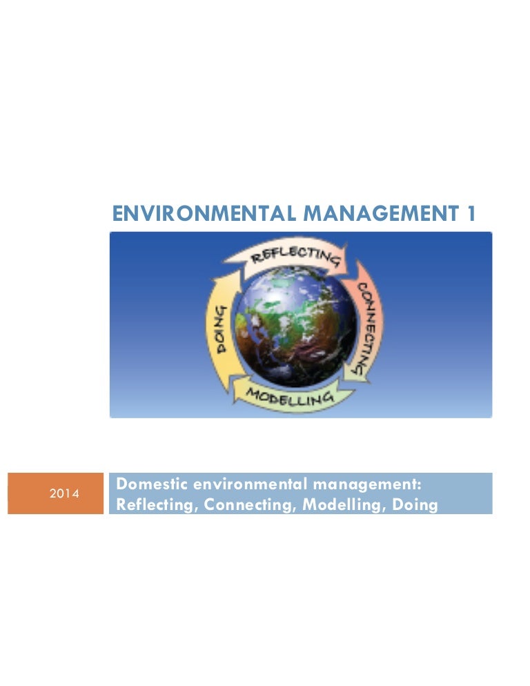 Environmental management in domestic context