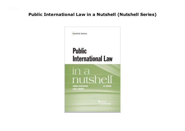 Public International Law in a Nutshell (Nutshell Series)