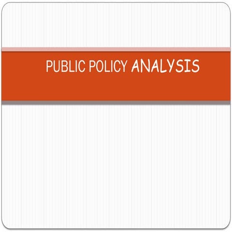 This presentation is about cost-benefit analysis