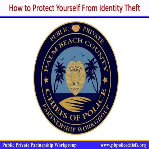 Public private partnership Identity Theft