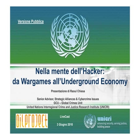 Nella mente dell'hacker: da Wargames all'Underground Economy