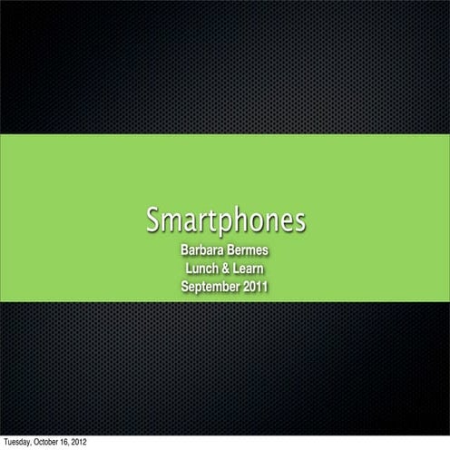 Smartphones in Today's World