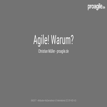 Agile! Warum?
