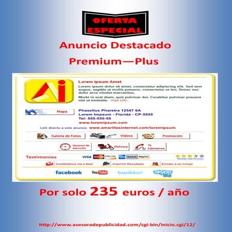 Anuncio premium plus