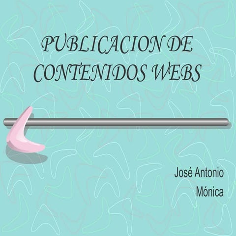 Publicacion de contenidos web 2