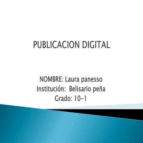 Publicacion digital
