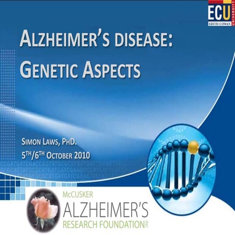 Alzheimer's disease: Genetic Aspects