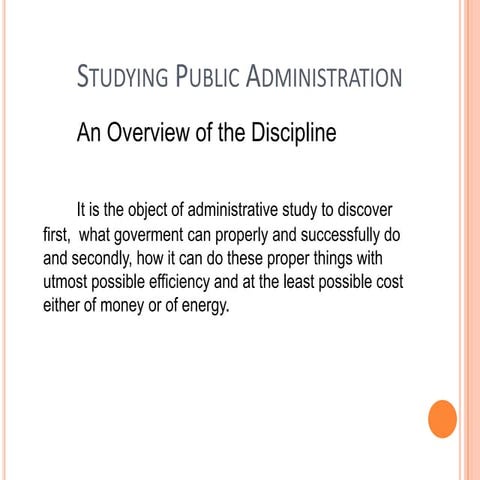 Public administration