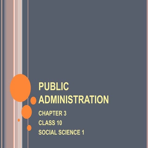 Public administration