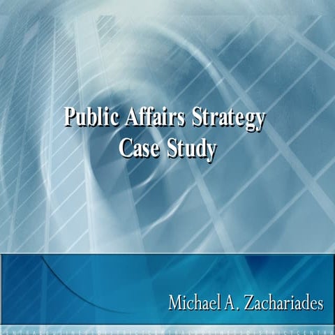 Public affairs strategy | PPT