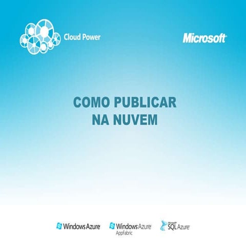 Publicando na nuvem
