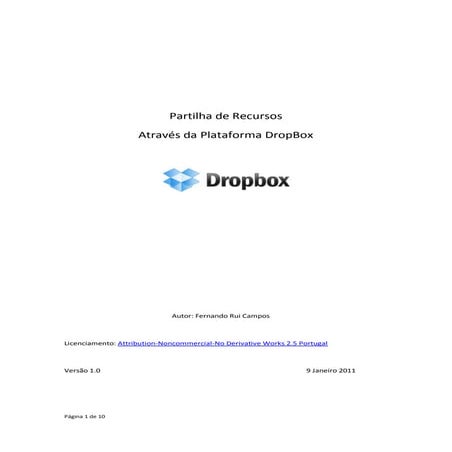 Publicação DropBox