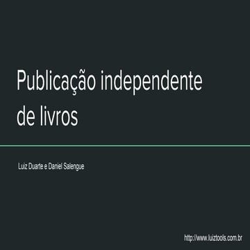Publicação independente de livros