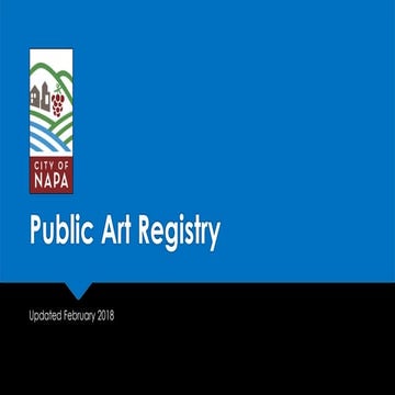 Napa Public Art Registry (2018)