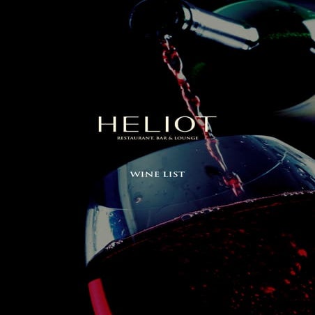 Wine list | ODT