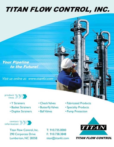Piping and Pipeline Accessories - Titan Flow Control, Inc.