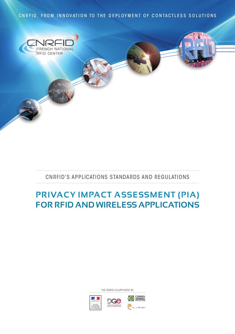 PRIVACY IMPACT ASSESSMENT PIA FOR RFID AND WIRELESS APPLICATIONS