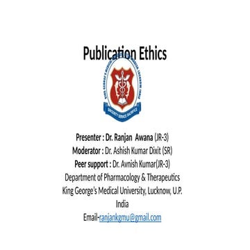 Publication Ethics: Ensuring Integrity in Scientific Research
