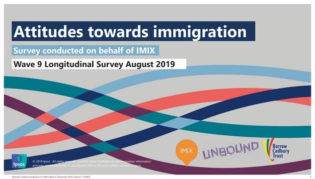 Public Attitudes towards immigration: August 2019