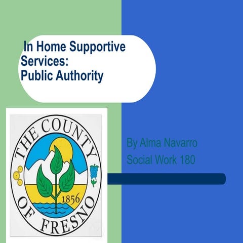In Home Supportive Services: Public Authority Fresno County