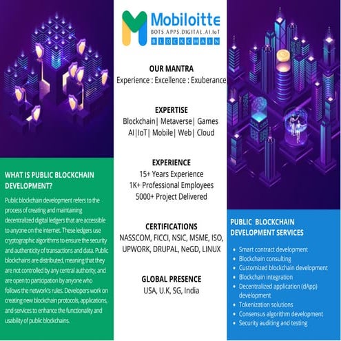 Public Blockchain Development Services