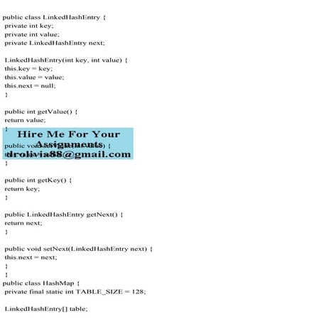Assignment4 Assignment 4 Hashtables In this assignment we w.pdf