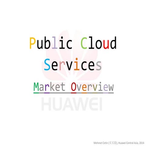 Public cloud services, Turkish market overview 2014