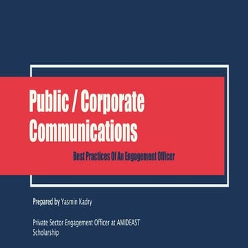 Corporate Communciation | PPT