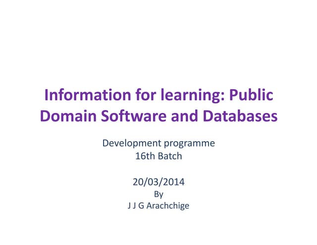 Public Domain Software and Databases.pdf