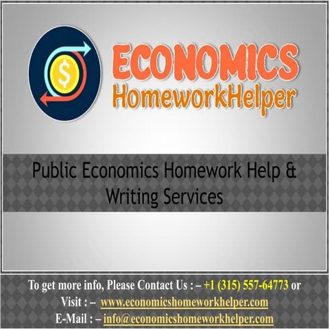 Public Economics Help & Writing Services.pptx