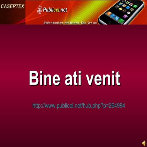 Publicel - Bani pentru fiecare SMS primit