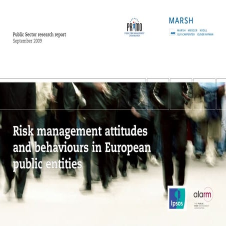 Report: Risk management attitudes and behaviours in European public entities