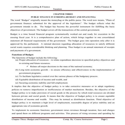 Public Finance CH3 @Public Finance in Ethiopia.docx