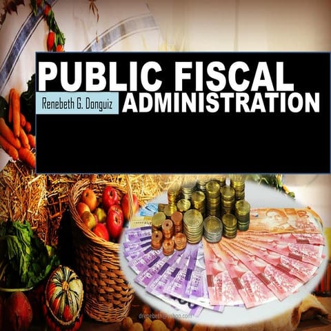 Public fiscal administration lect 1