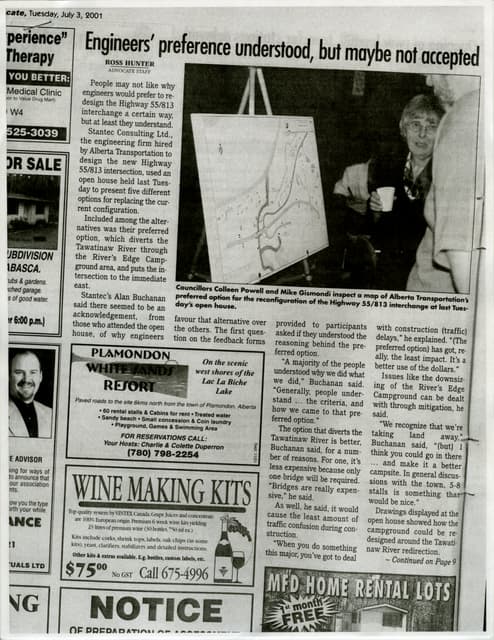 Advocate coverage of the Stantec pu...