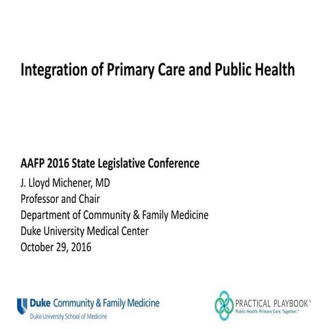 Public Health - Lloyd Michener