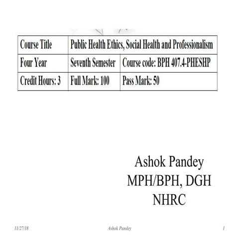 Public health ethics