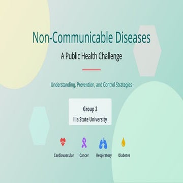 Non communicable disease | PPTX