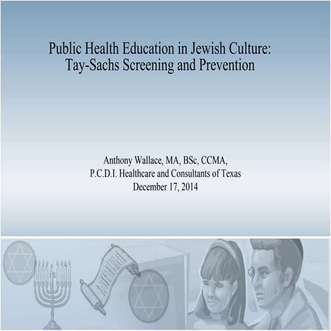 Public health ppt presentation of jewish culture