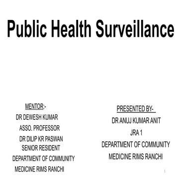 Public health surveillance is a systematic and ongoing collection, analysis, interpretation, and dissemination of data regarding the health of a populatio