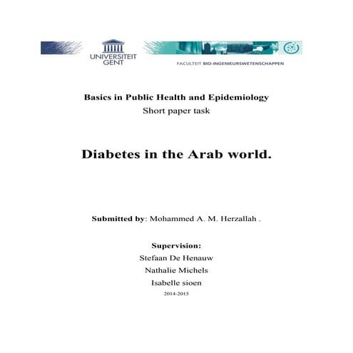 Diabetes in the Arabs world .