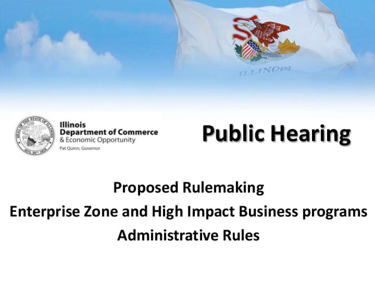 Public hearing